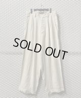 Y's - 2-Tack Linen Wide Slacks
