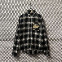 SWAGGER - Camouflage Switching Check Shirt
