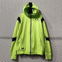 OAKLEY - Zip-up Track Hoodie (Fluorescent Yellow)