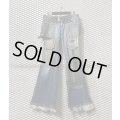 Lois - Bondage Design Flared Denim Pants