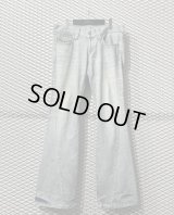 TORNADO MART - Lame Flare Denim Pants