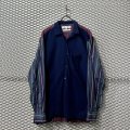 COMME des GARCONS SHIRT - Different Material Switching Over Shirt