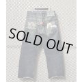 EVISU - "KAMOME" Cut-off Wide Denim
