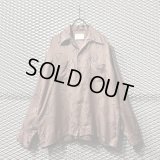 NEON SIGN - "△" Rayon Open Collar Shirt