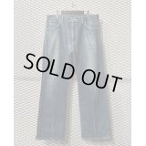 MASTER PIECE - Stitch Design Wide Denim Pants