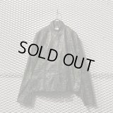 Used - Python Pattern Fake Leather Jacket (Khaki)