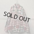 POLO RALPH LAUREN - Ombre Check Patchwork Over Shirt