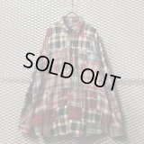 POLO RALPH LAUREN - Ombre Check Patchwork Over Shirt