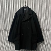 tricot COMME des GARCONS - 90's Wool Stitch Design Pea Coat