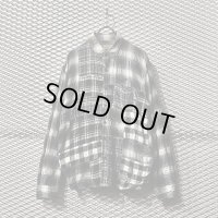 NEIGHBORHOOD - Ombre Check Patchwork Crinkled Shirt