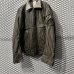 画像3: DIESEL - Leather Switching Nylon Military Jacket