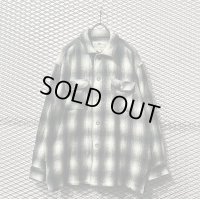 WAGE SCALE - Ombre Check Over Shirt Jacket (LL)