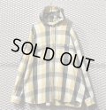 PHENOMENON - Block Check Over Hooded Flannel Shirt (XXL)