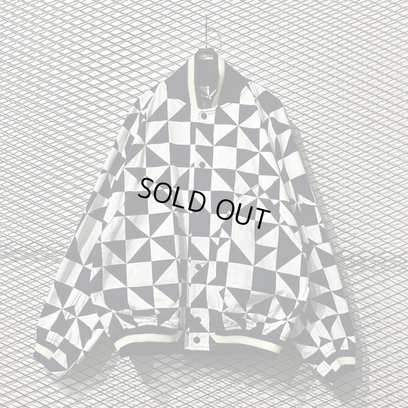 画像1: IHATOV - 90's Geometric Pattern Blouson