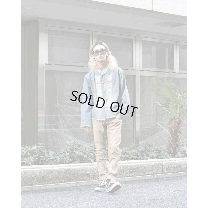 画像7: CHICO'S DESIGN  - Embroidery Denim China Jacket
