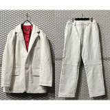 Franco Collezloni - Embossed Sheep Leather 3B Tailored Setup (White)