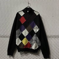 Desigual - Switching Zip-up Knit Jacket
