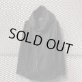 TORNADO MART - Fake Suede Design Zip Hoodie (Black)