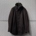 画像1: EMPORIO ARMANI - Calf Leather Highneck Long Jacket (1)