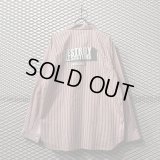 UNDER COVER - "MELTING POT" Open Collar Striped Shirt