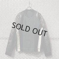 ISSEY MIYAKE - 90's Different Material Switching Zip-up Blouson