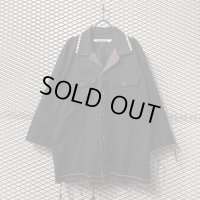 GOMME - Frayed Shirt Jacket