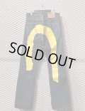 EVISU - "BIG KAMOME" Denim Pants (Yellow)