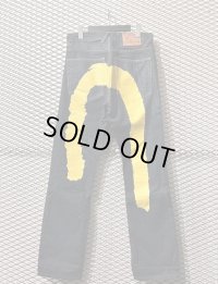 EVISU - "BIG KAMOME" Denim Pants (Yellow)