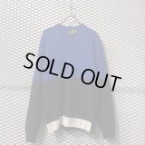 RAF SIMONS × FRED PERRY - V-neck Bicolor Knit