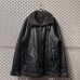 画像1: FIRST DOWN - Leather Boa Jacket (3L) (1)