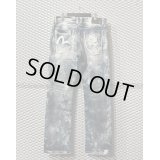EVISU - Hard Bleach Embroidery Denim Pants