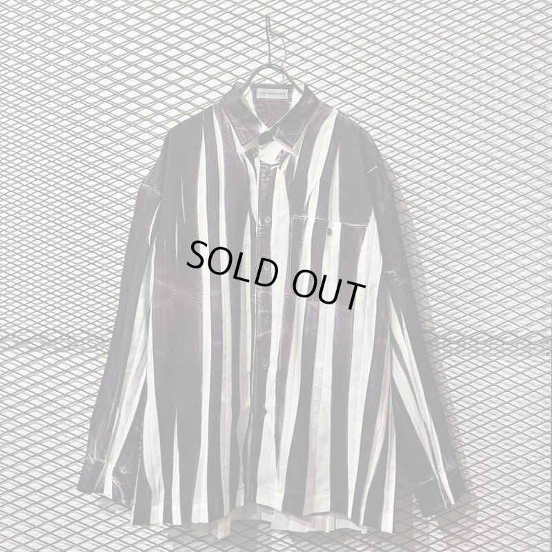 画像1: ISSEY MIYAKE MEN - Striped Dyed Shirt