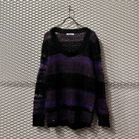 DKNY - Border Mohair Blend Knit