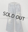 BENETTON - Flared Denim Cargo Pants