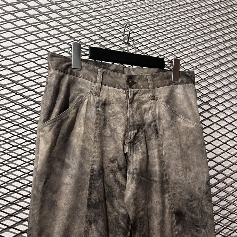 画像2: TORNADO MART - Lace-up Design Flared Pants