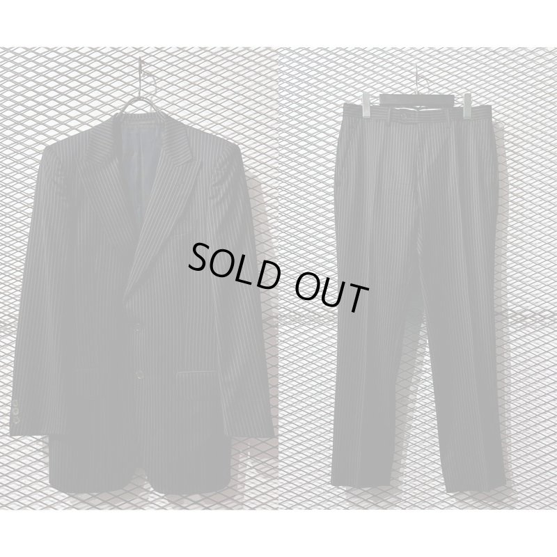 画像1: Yves Saint Laurent - 2B Striped Tailored Setup