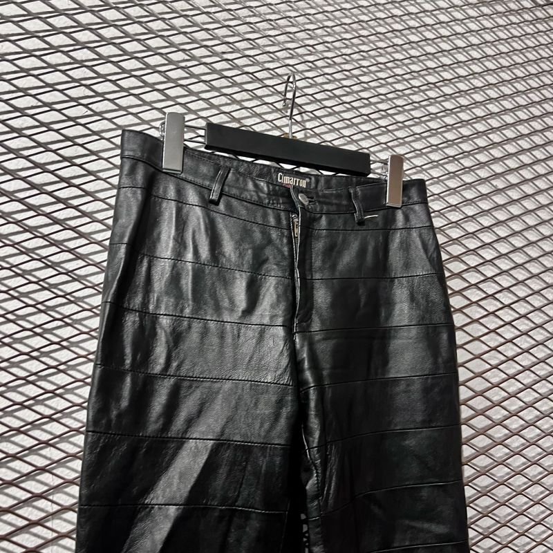 画像2: Used - Sheep Leather "HAGI" Flare Pants