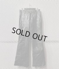 Used - Sheep Leather "HAGI" Flare Pants