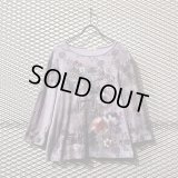Used - "Castle ＆ Flowers" Graphic Tops