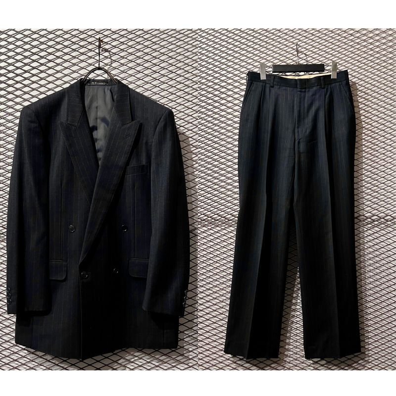 画像1: yuzawaya - Stripe Double Tailored Setup