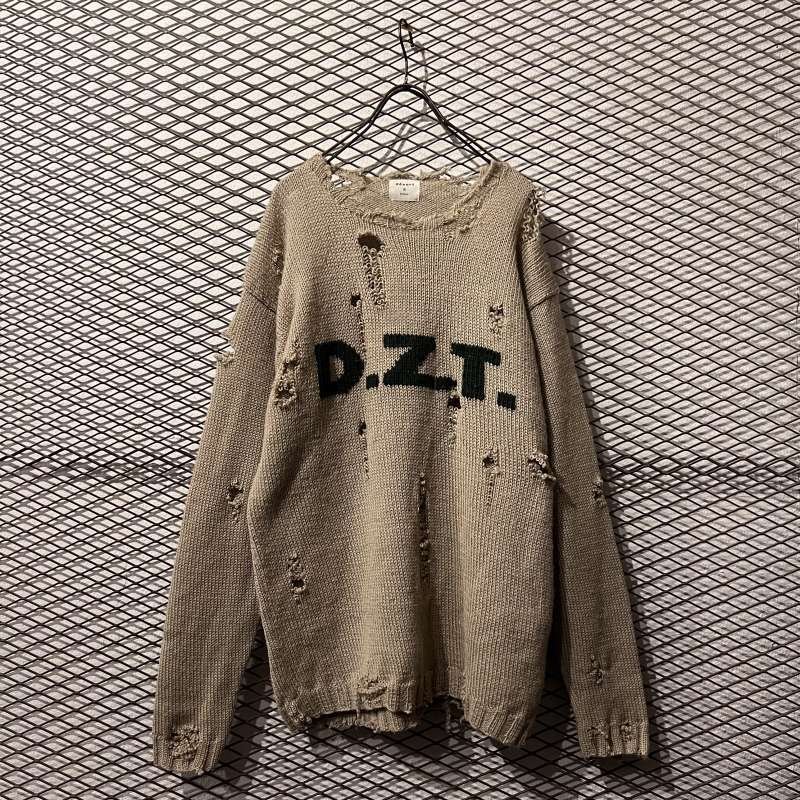 画像1: dezert - "D.Z.T." Damage Knit