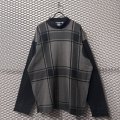 MARITHE + FRANCOIS GIRBAUD -  90's Check Over Sweat