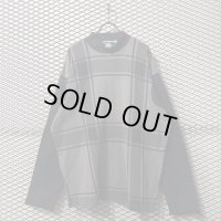 MARITHE + FRANCOIS GIRBAUD -  90's Check Over Sweat