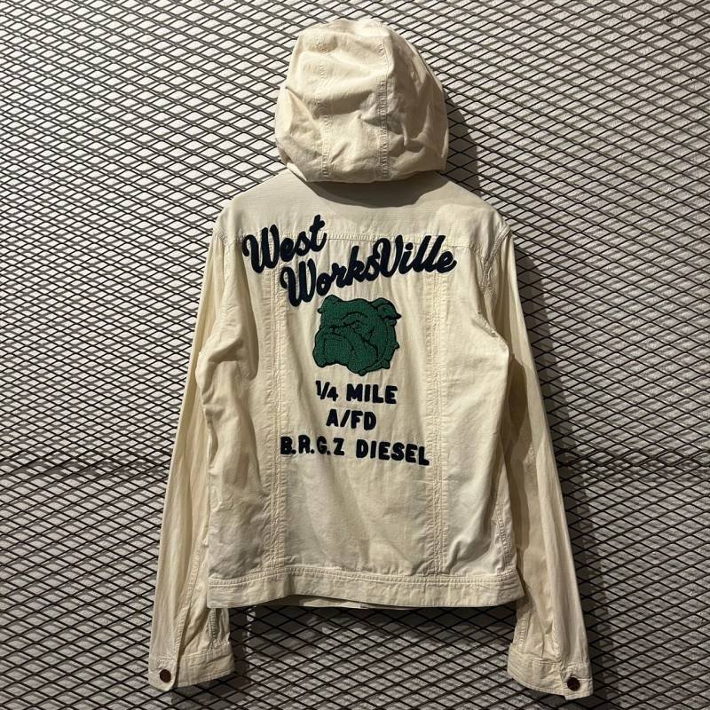 画像1: DIESEL - Embroidered Hooded Jacket