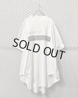 JULIUS - "Message" Drape Over Tee