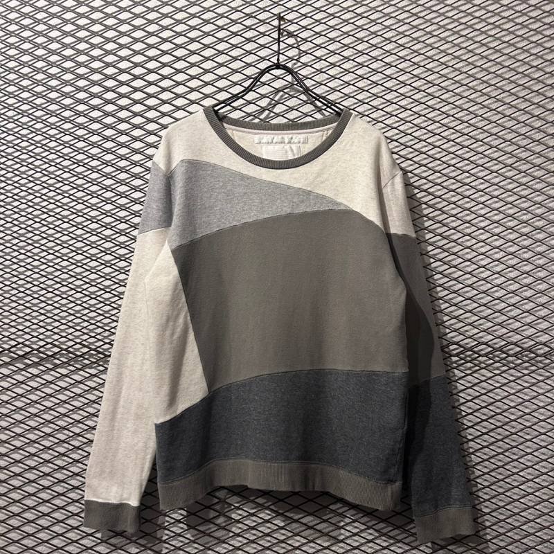 画像1: White Mountainneering - Patchwork Switching Sweat