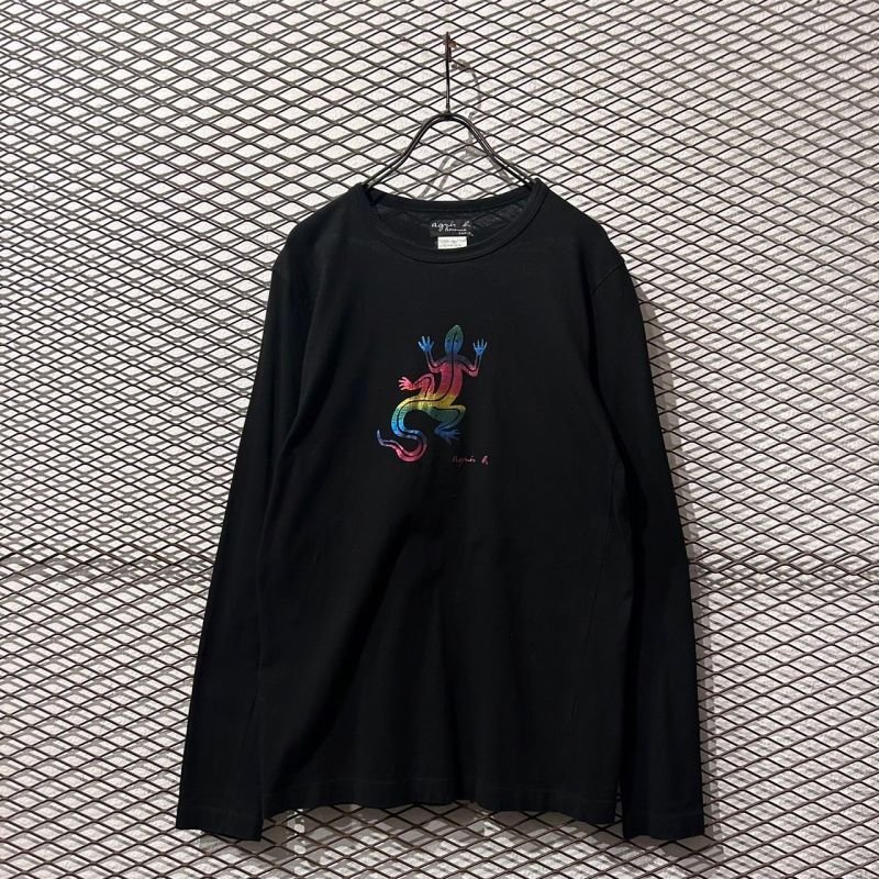 画像1: agnes b. - 90's Lizard L/S Tee