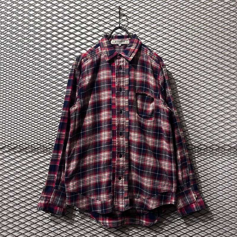 画像1: ANREALAGE - Rebuilding Check Flannel Shirt