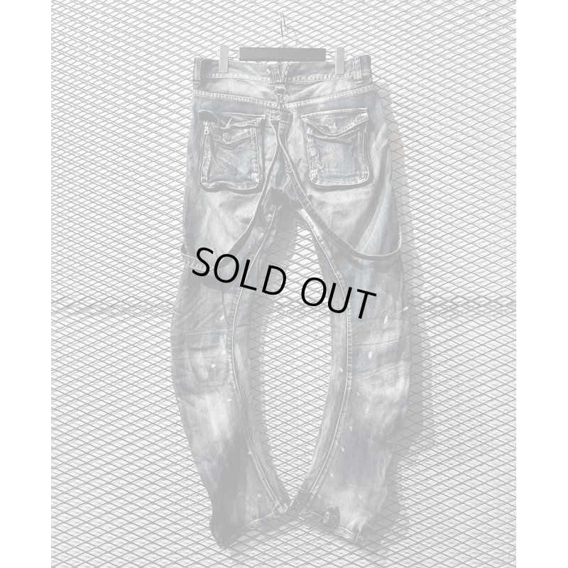 画像5: PPFM - 00's Bleach Banana Denim Pants