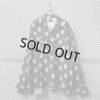 NEEDLES - Dot Pattern Open Collar Shirt